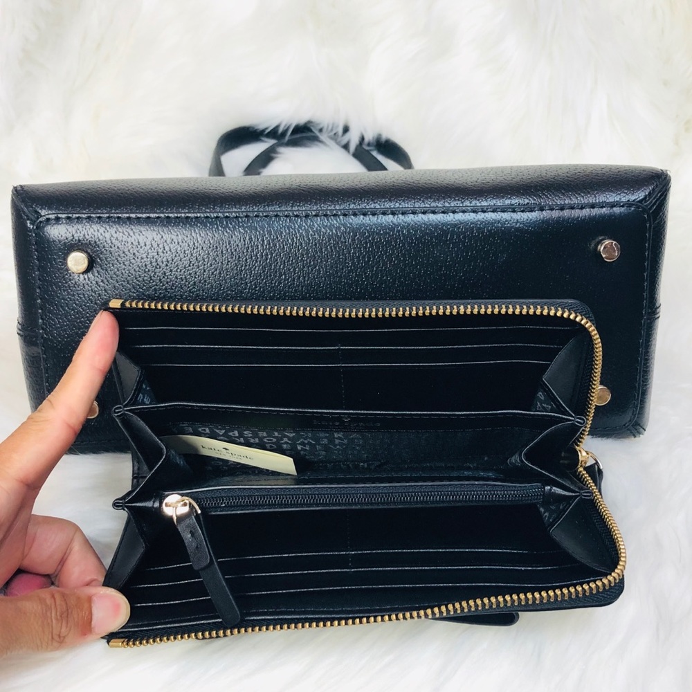 Kate Spade Maise Robinson Street Satchel Wallet - Picture 5 of 8